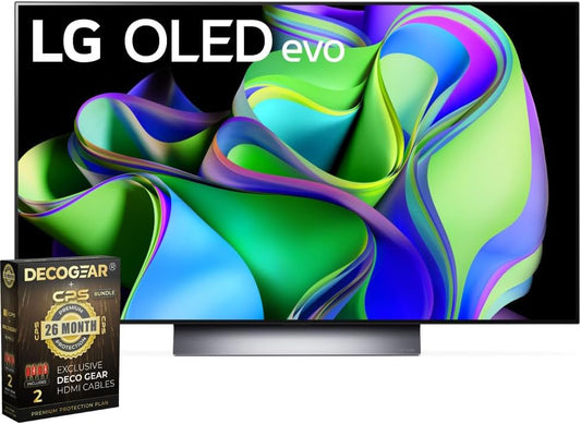 LG E99LGOLED65C3PUA 65" 4K Smart OLED TV Bundle