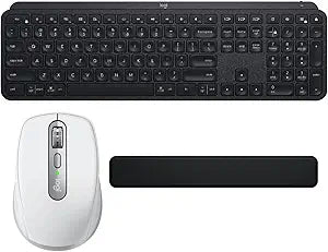 Logitech MX Keys Advanced Keyboard & MX Anywhere 3 Mouse Bundle
