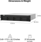 QNAP TS-832PXU-RP-4G-US 8-Bay 10GbE NAS Redundant PSU