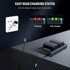 Neewer 10105006 LP-E6P Battery Charger Dual USB