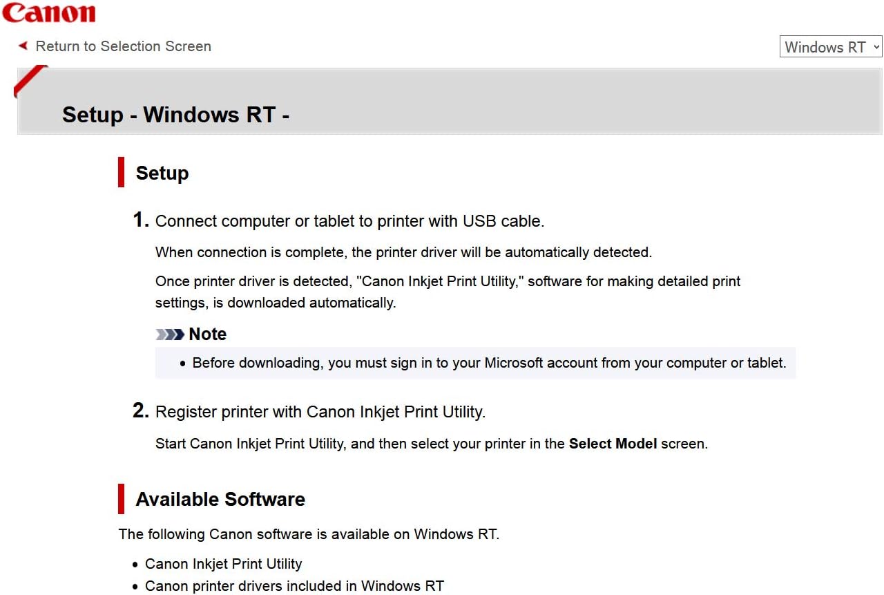 Canon PIXMA MG Series All-in-One Color Inkjet Printer