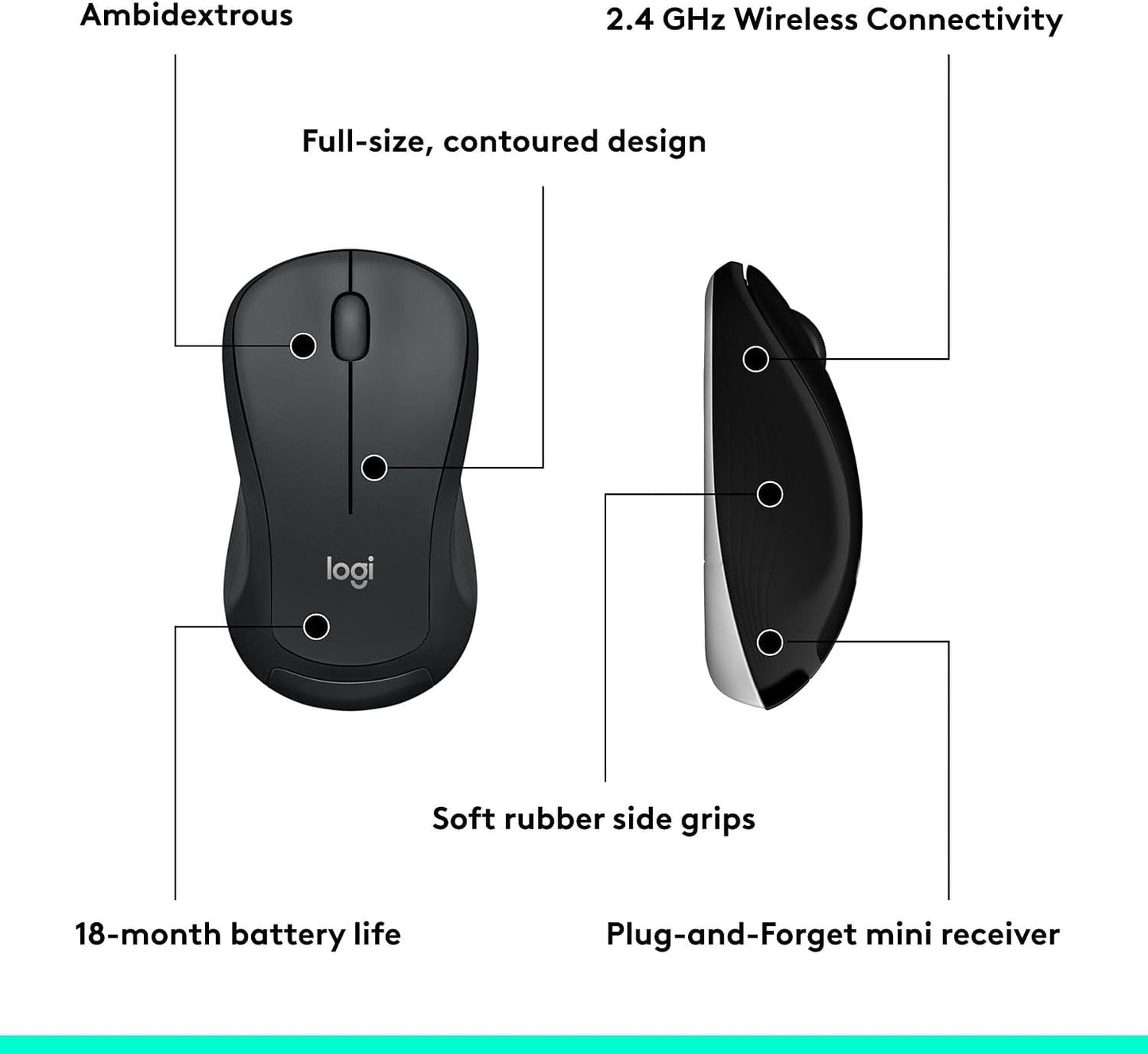 Logitech MK540 Wireless Keyboard and Mouse Combo