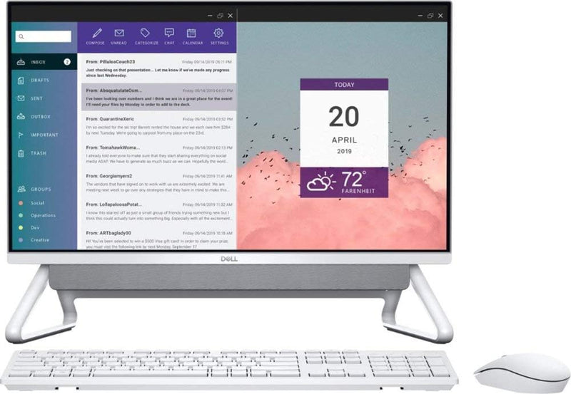 Dell I5490-7234SLV-PUS Inspiron 24 AiO Touch i7 — main product image