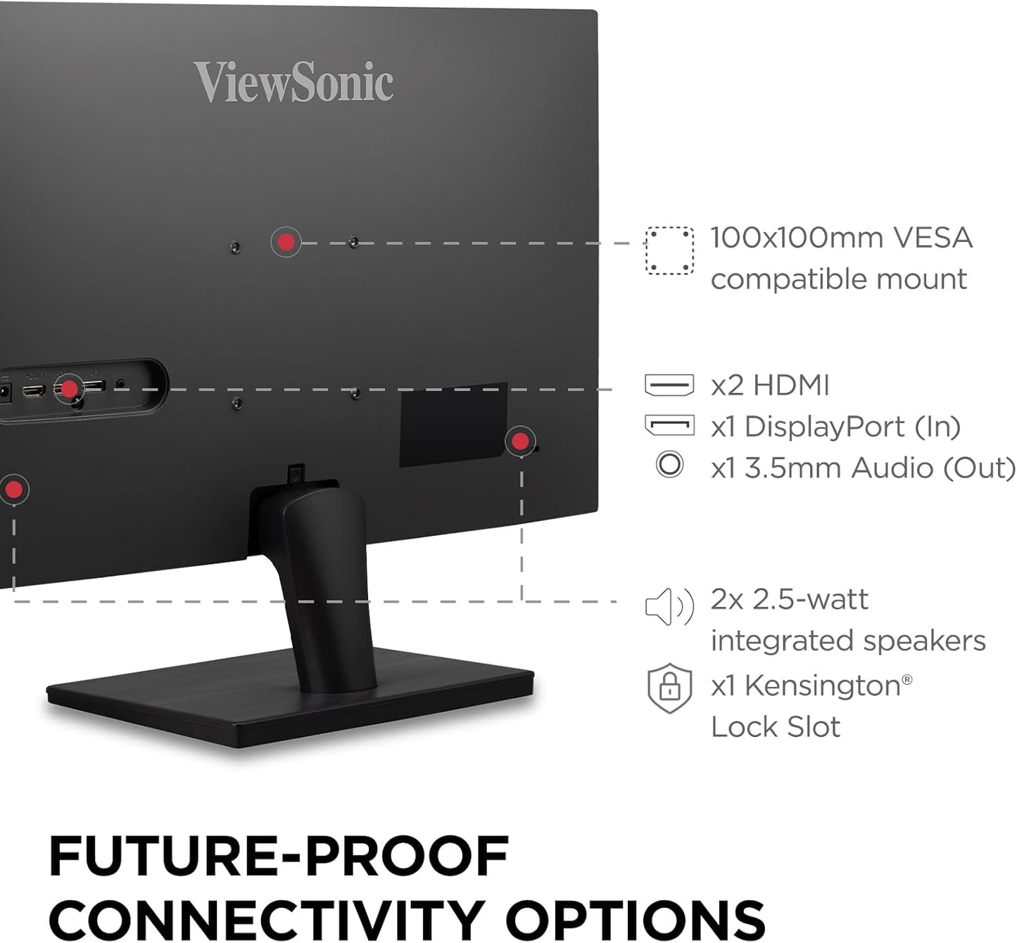 ViewSonic VS2725-2K 27-Inch QHD 100Hz Monitor