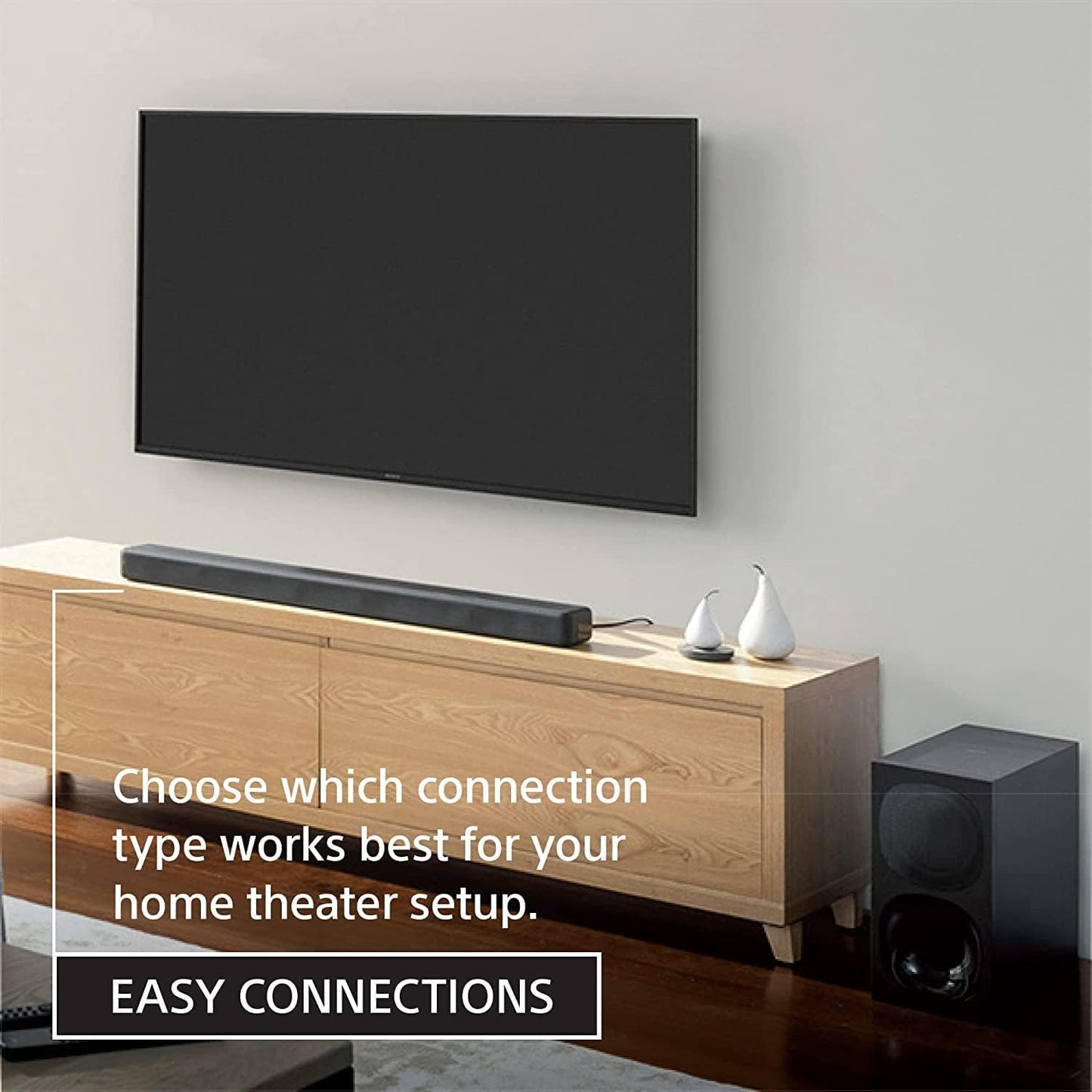 Sony 85 Inch KD85X85K-2022 4K TV with HT-G700 Soundbar