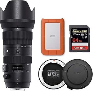 Sigma 70-200mm f/2.8 DG OS HSM Sport Lens Nikon Bundle