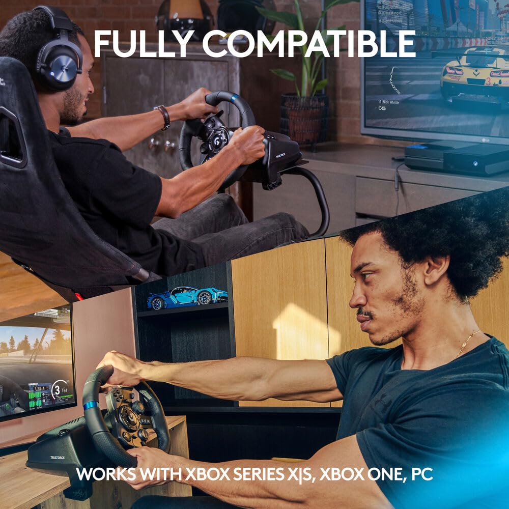 Logitech G923 Racing Wheel, HyperX Headset, Webcam Bundle