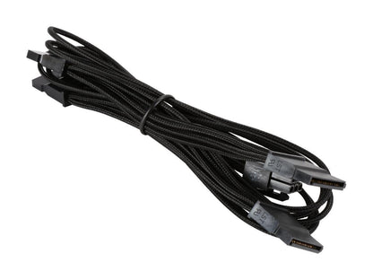 Corsair CP-8920186 Premium Sleeved SATA Cable - Black