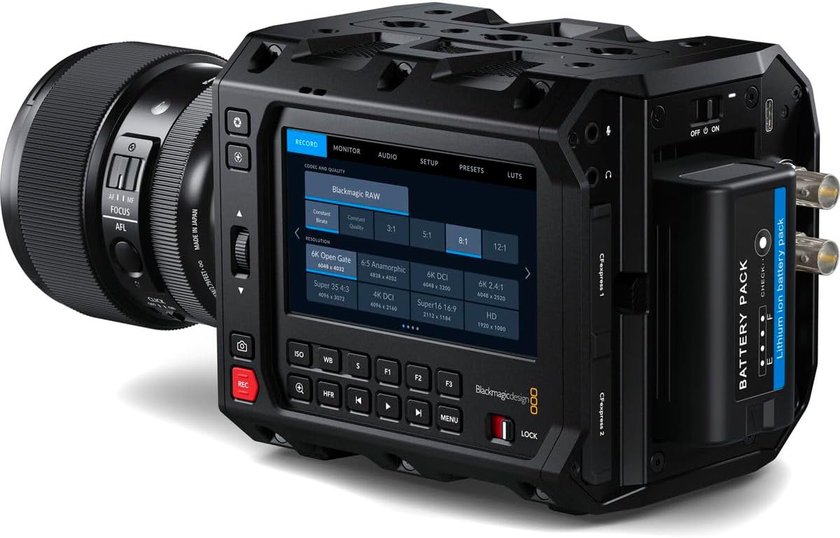 Blackmagic Design CINECAMCPYXH60LFPL PYXIS 6K PL Mount Cinema Camera