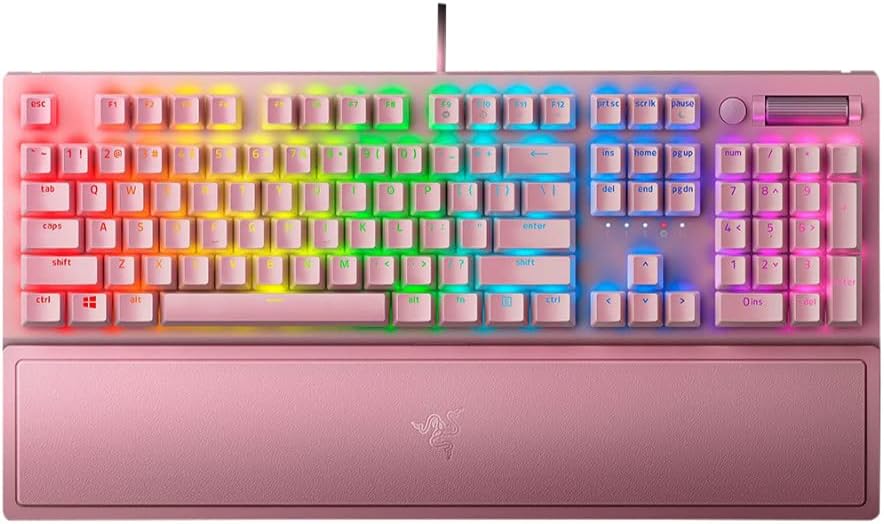 Razer Blackwidow V3 Renewed Gaming Keyboard: Green Switch