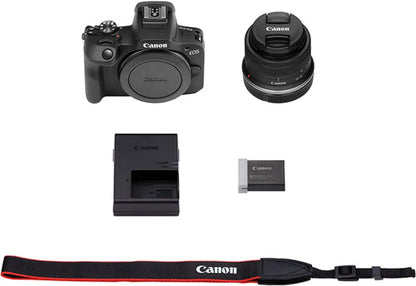 Canon EOS R100 Mirrorless Camera 18-45mm Lens Kit (Renewed)
