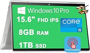 HP HP ENVY x360 i5 Touchscreen 2-in-1 Laptop + HDMI