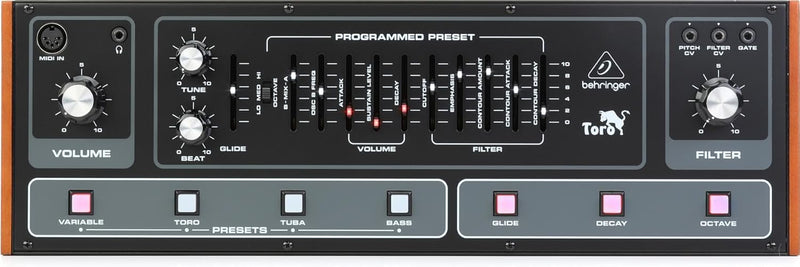 Behringer TORO Analog Bass Synthesizer Eurorack Module — main product image