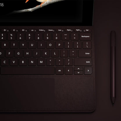 Microsoft Surface Go Alcantara Signature Type Cover Burgundy