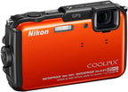 Nikon COOLPIX AW110 Orange Waterproof Camera