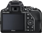 Nikon D3500 DSLR Camera 18-55mm Lens Bundle (Renewed)