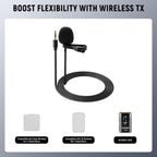 Neewer 21000098 Lavalier Lapel Mic for Rode/DJI Wireless