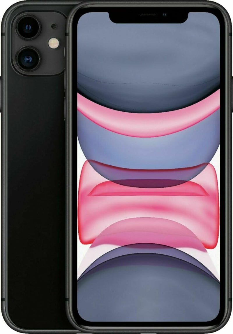 Apple iPhone 11 128GB Black AT&T Renewed — main product image