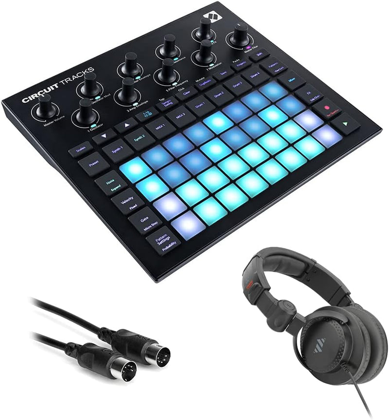 Novation Circuit Tracks Groove Box Synth Drums Bundle — main product image