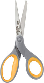 Westcott 13529 8-Inch Titanium Office Scissors Yellow/Gray