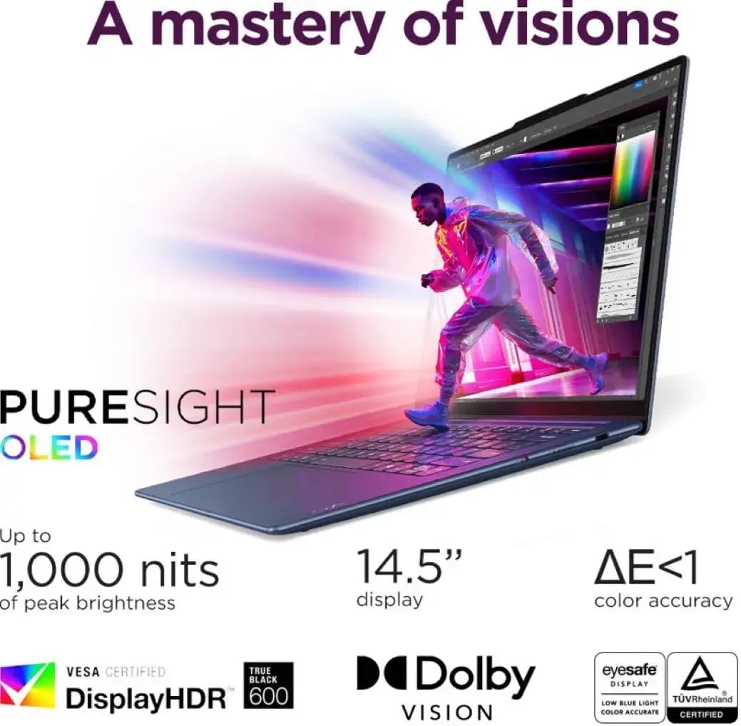 Lenovo 83ED Yoga Slim 7 Laptop Snapdragon X Elite - Cosmic Blue