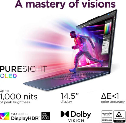 Lenovo 83ED Yoga Slim 7 Laptop Snapdragon X Elite - Cosmic Blue