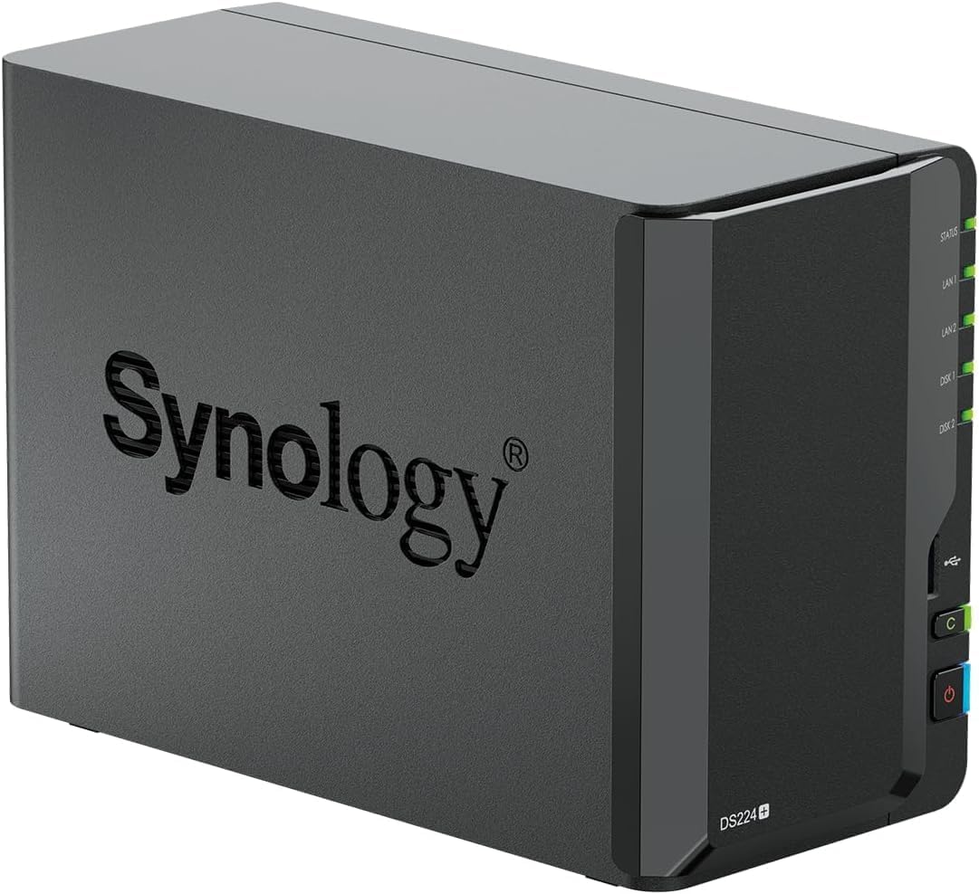 Synology DS224+ 2-Bay NAS 8TB HDD Bundle