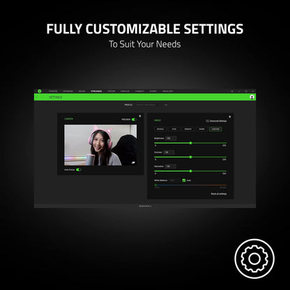 Razer RZ19-04170100 Kiyo X Full HD Streaming Webcam
