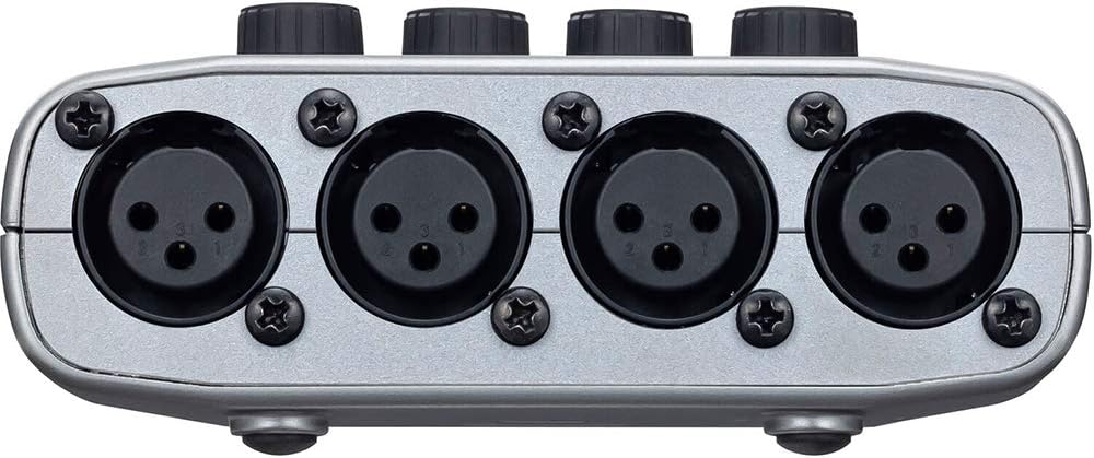 Zoom PodTrak P4 Podcast Recorder Bundle w/ 2x ZDM-1 Mics