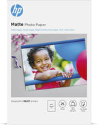 HP 6QH46A Matte Photo Paper - 4x6, 25 Sheets