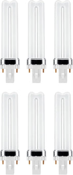 GE 7-Watt G23 CFL Plug-in Bulb 6-Pack