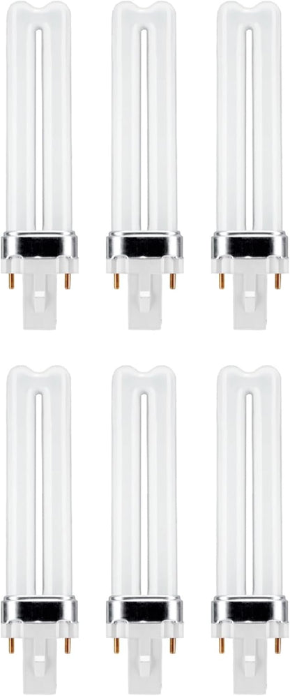 GE 7-Watt G23 CFL Plug-in Bulb 6-Pack