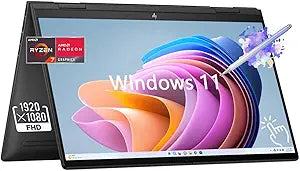 HP Envy x360 15.6" 2-in-1 Ryzen 5 7530U 8GB 512GB SSD Touchscreen Laptop