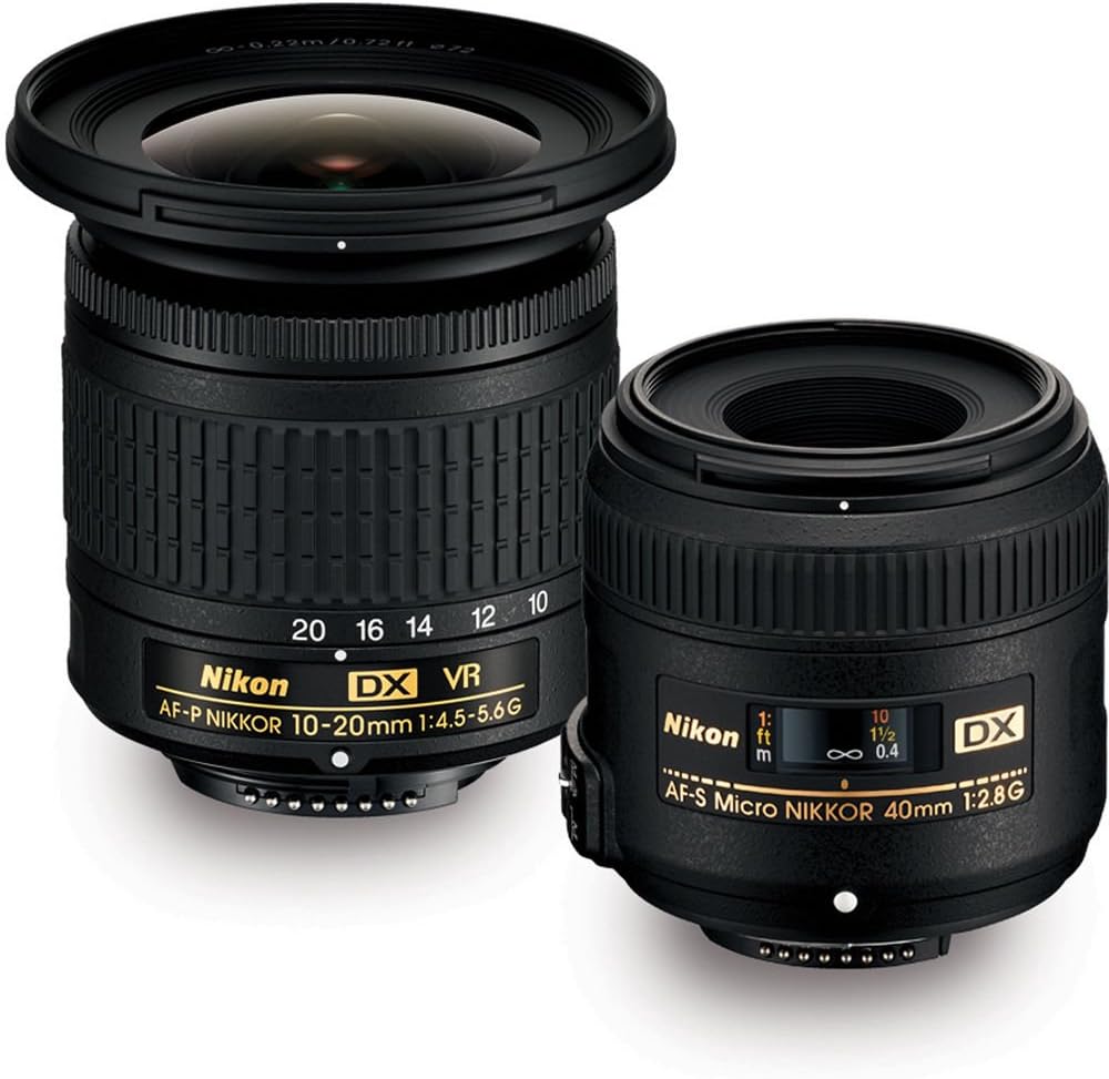 Nikon 13534 Landscape & Macro Two Lens Kit 10-20mm & 40mm