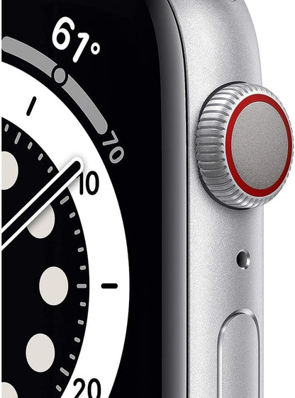 Apple Watch Series 6 GPS + Cellular 40mm - Silver (Renewed)