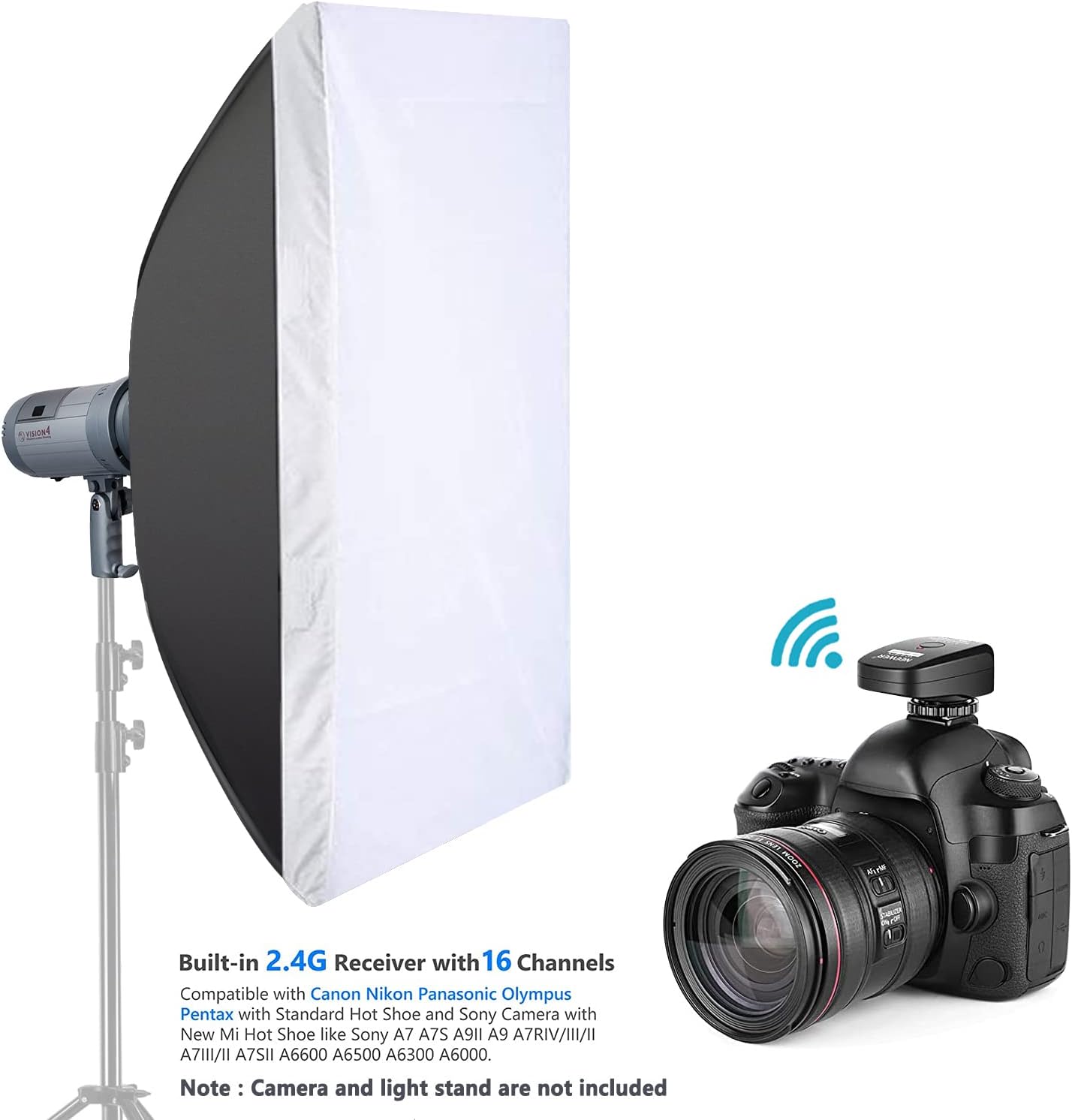 Neewer 90091770 600W Battery Powered Studio Flash Kit