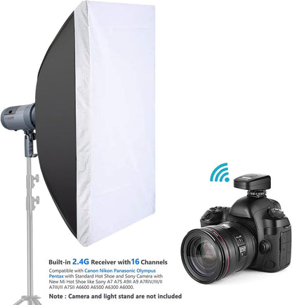 Neewer 90091770 600W Battery Powered Studio Flash Kit