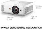 ViewSonic PS502W-CR WXGA Short Throw Projector (Renewed)