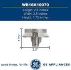 GE WB16K10070 Small Burner for Stove Oven Range