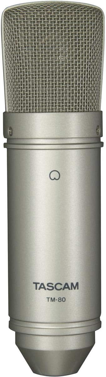 Tascam TM-80 Condenser Microphone - Silver Diaphragm