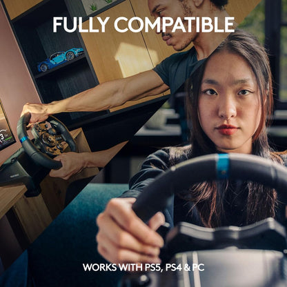 Logitech G923 Racing Wheel Headset Webcam Bundle