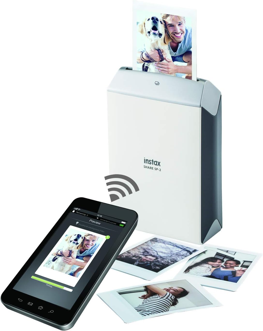 Fujifilm SP 2 INSTAX Share Mobile Printer Silver Renewed