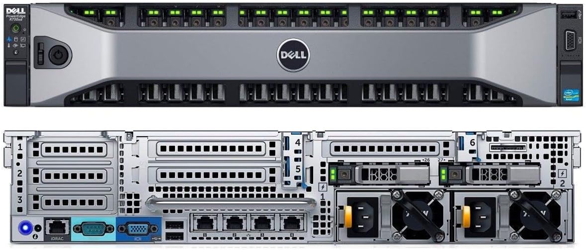 Dell R730xd PowerEdge R730xd Server 24B (Renewed)