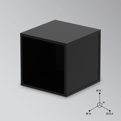 Glorious AMS-RECORD-BOX-110-BLK Black Vinyl Record Box