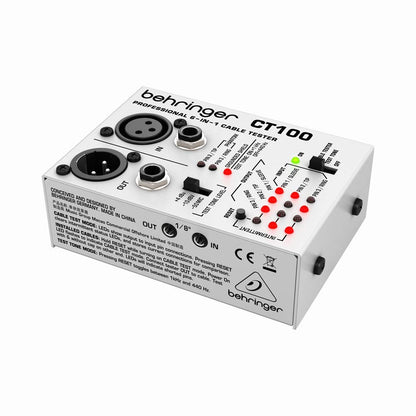Behringer CT100 6-in-1 Cable Tester - Professional Grade