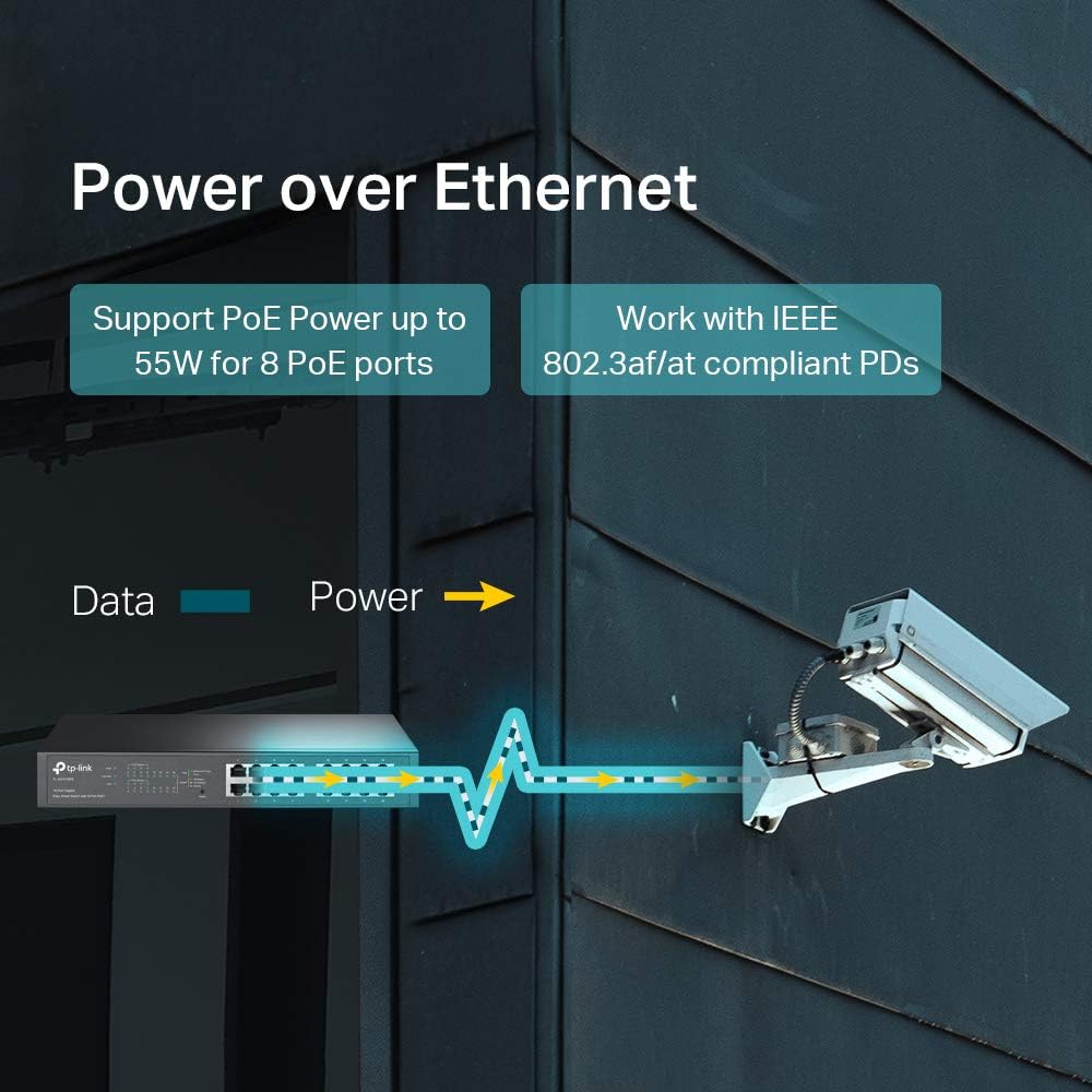 TP-Link TL-SG1016PE 16-Port Gigabit PoE+ Easy Smart Switch