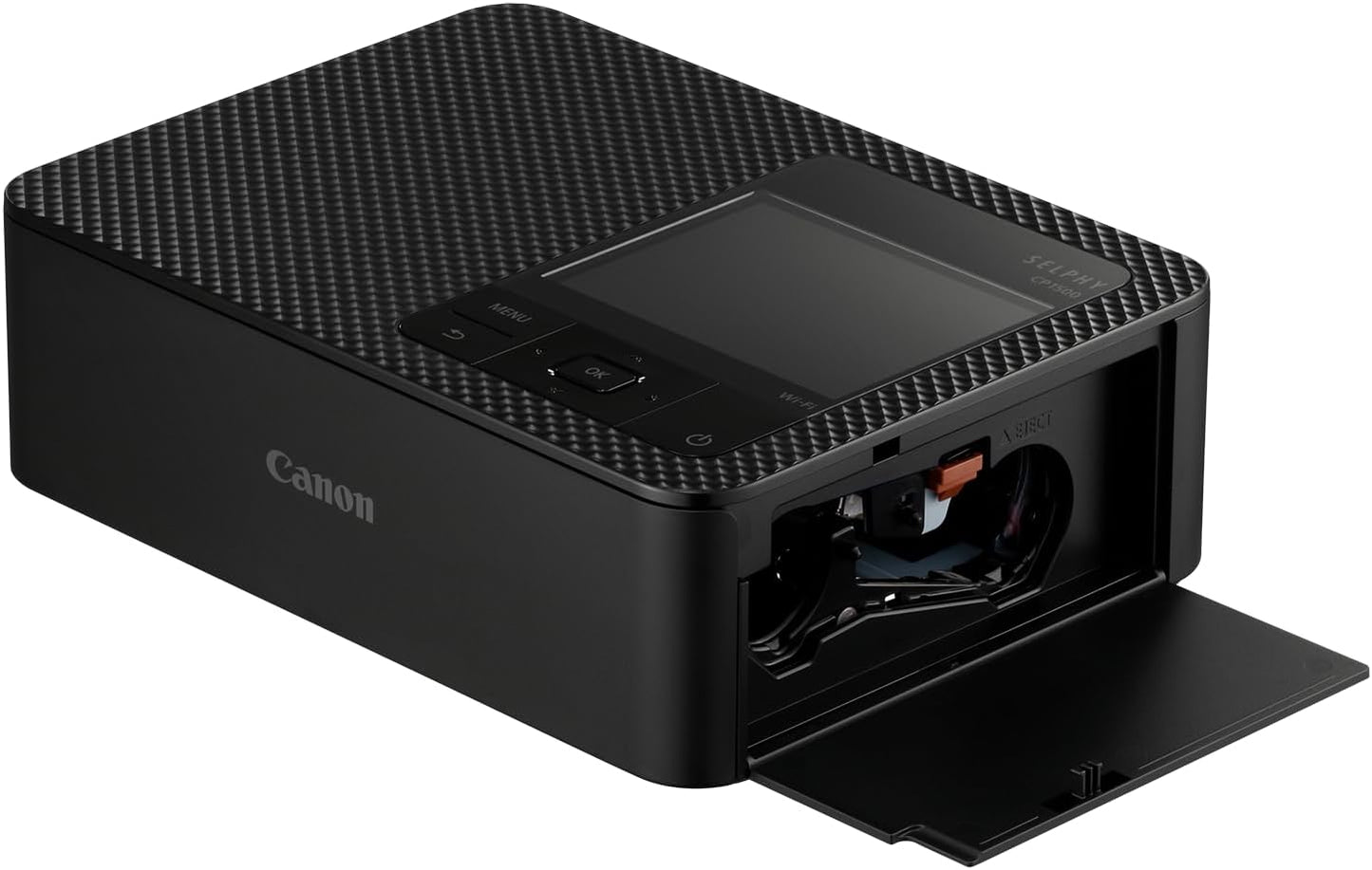 Canon CP1500 Black Selphy Photo Printer + RP-108