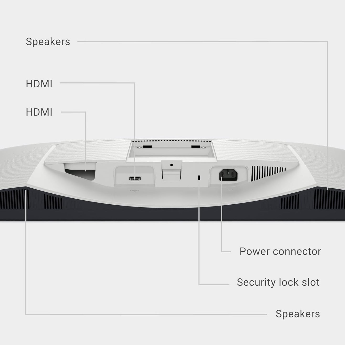 Dell S2725HS 27-Inch FHD 100Hz Monitor - Ash White