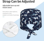 Novastar Scrub Caps Women Men Cartoon Cute Working Cap