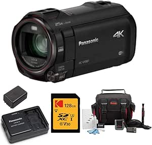 Panasonic HC-VX981K 4K Camcorder Accessory Bundle